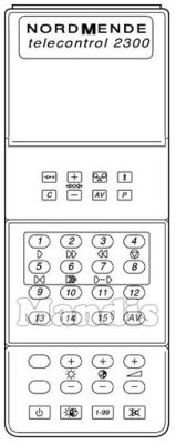 Original remote control NORDMENDE TC2300 (583437) Original remote control NORDMENDE TC2300 (583437)