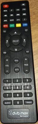 Originalfernbedienung DVB MAX ICOSIUM S2 Plus