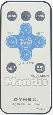 Original remote control DYNEX DX-DPF7-10