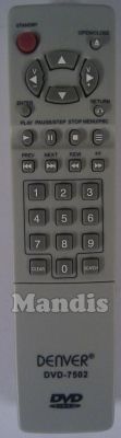 Originalfernbedienung DENVER DVD7502