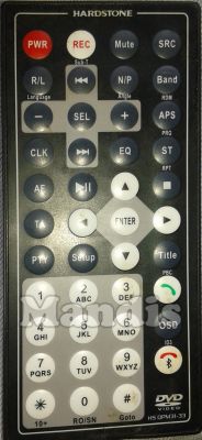 Originalfernbedienung HARDSTONE HSDPM31-33