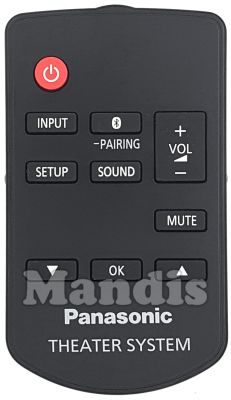 Original remote control PANASONIC Theater System (N2QAYC000121)