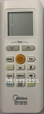 Originalfernbedienung MIDEA RG702HBGEF