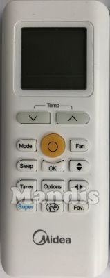 Originalfernbedienung MIDEA RG70ABGEF