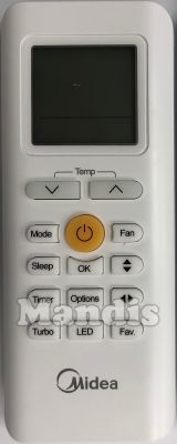 Originalfernbedienung MIDEA RG70C2-BGEF
