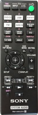 Original remote control SONY RM-AMU214 (A2060834A) Original remote control SONY RM-AMU214 (A2060834A)