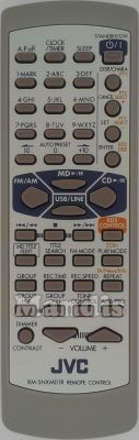 Original remote control JVC RM-SNXMD1R