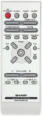 Originalfernbedienung SHARP RRMCG0056SJSA