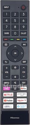 Original remote control HISENSE ERF3B80H (T288490)
