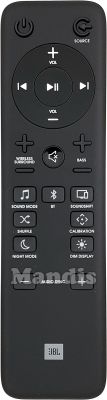 Original remote control JBL BAR 5.1 (WIR1190014301)