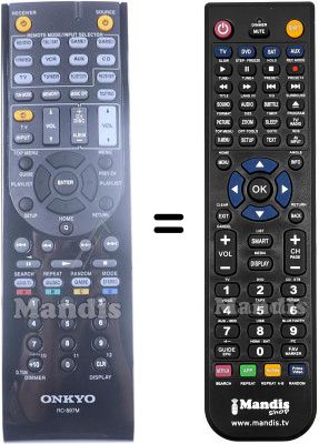 Gleichwertige Fernbedienung RC-897M