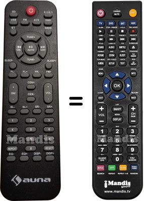 Replacement remote control AUNA Areal 525 v2