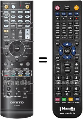 Replacement remote control Onkyo RC-834M
