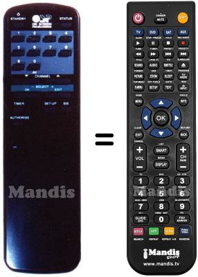 Replacement remote control Amstrad 340 OSP