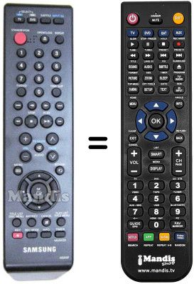 Replacement remote control 00055 F