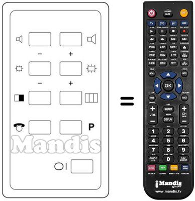 Replacement remote control 090800070