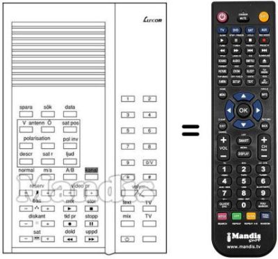 Replacement remote control 210 1006-14