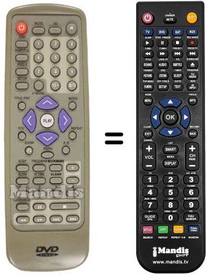 Replacement remote control 231 G
