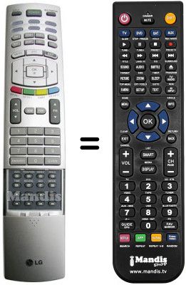 Replacement remote control LG 42 PX 4RV