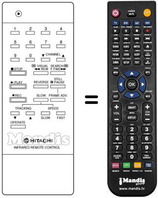 Replacement remote control 56.39854