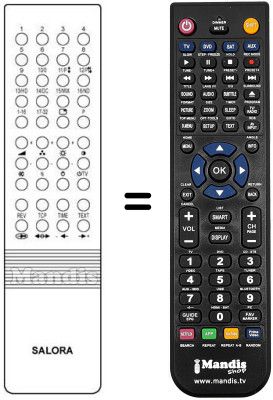 Replacement remote control 6123025