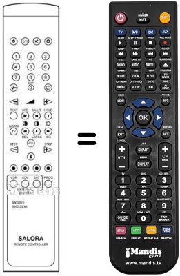 Replacement remote control 68020 VS
