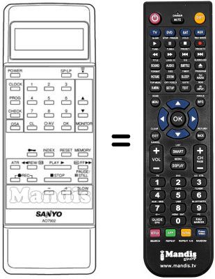 Replacement remote control A07902