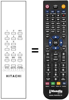 Replacement remote control A 512220