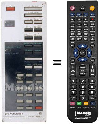 Replacement remote control CU-SD 5T