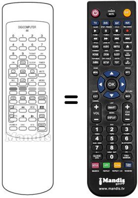 Gleichwertige Fernbedienung WELTBLICH IV 7663 25'