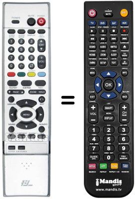 Replacement remote control VOXSON VXN-L32HDG