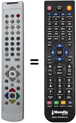 Replacement remote control FS 2605 BE