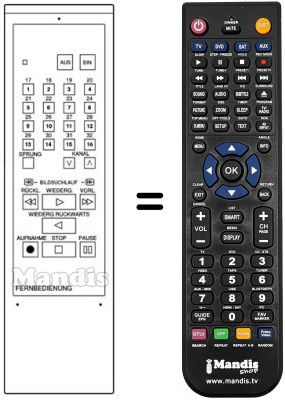 Replacement remote control FS 607 Replacement remote control FS 607