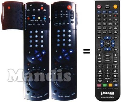 Replacement remote control Grundig GV-560 HIFI