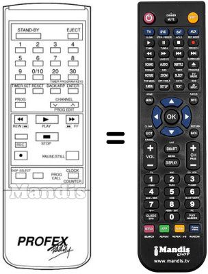 Gleichwertige Fernbedienung HQS-200