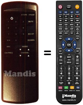 Replacement remote control IR 70