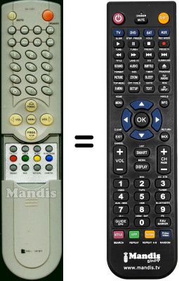 Replacement remote control VOXSON TVC 29K