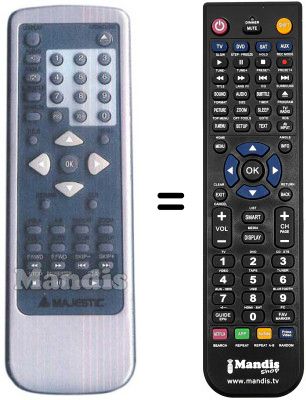 Replacement remote control JX-2055