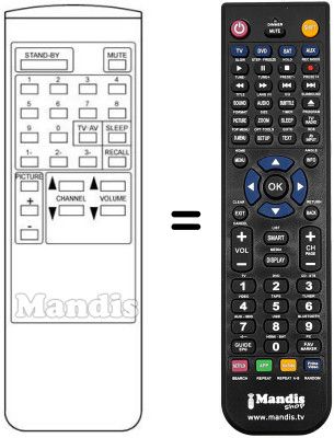 Replacement remote control Kaisui KR 1501