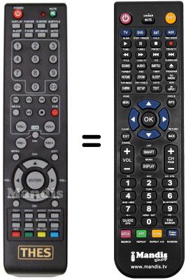 Replacement remote control THES LTW 15W80KL