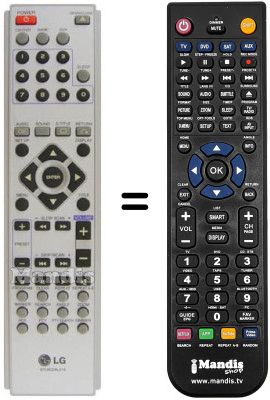 Replacement remote control Goldstar LH-T 6345