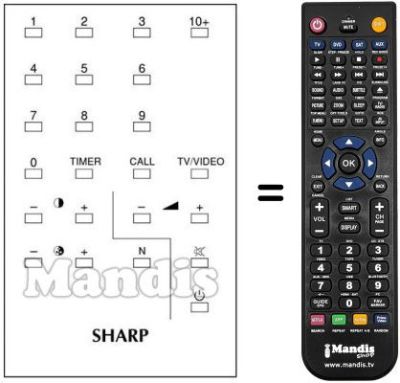 Replacement remote control LR 371