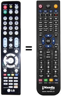 Replacement remote control MKJ61641702