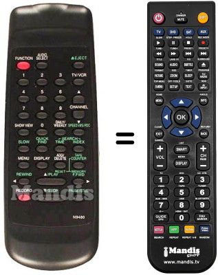 Gleichwertige Fernbedienung Funai 17A-722