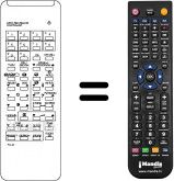 Replacement remote control RC-43