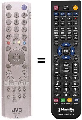 Replacement remote control JVC PD-42B50BU