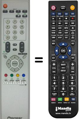 Replacement remote control Pioneer PDP 436