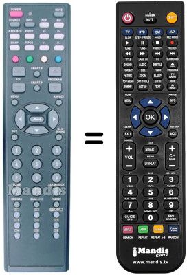 Replacement remote control EASY LIVING EL 4213 B