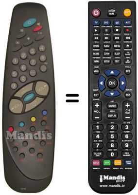 Replacement remote control RC 1010