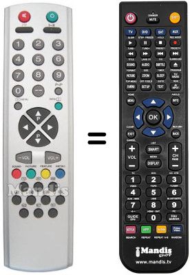 Replacement remote control Ormond OR 2897 SL